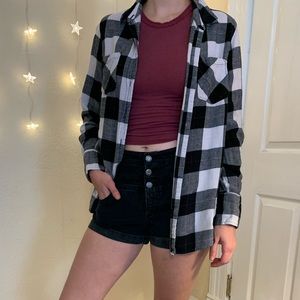 Black & White Classic Flannel